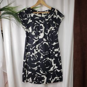 J. Crew Black and White Casual Dress with Pockets